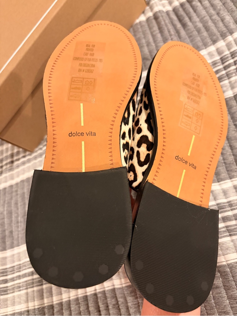 Brand New Dolce Vita Leopard Multi Calf Hair Women’s Size 6 - Picture 5 of 7